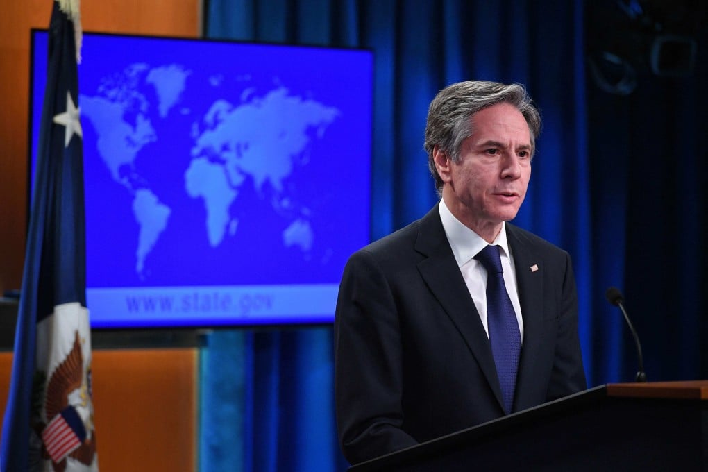 US Secretary of State Antony Blinken released the annual Hong Kong Policy Act Report on Wednesday. Photo: AFP