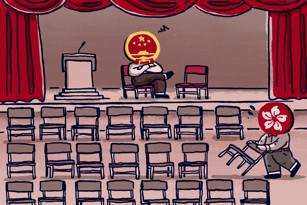 The changes stipulate the now 1,500-member committee will have more than 400 of its seats filled by mainland-affiliated groups. Illustration: Perry Tse