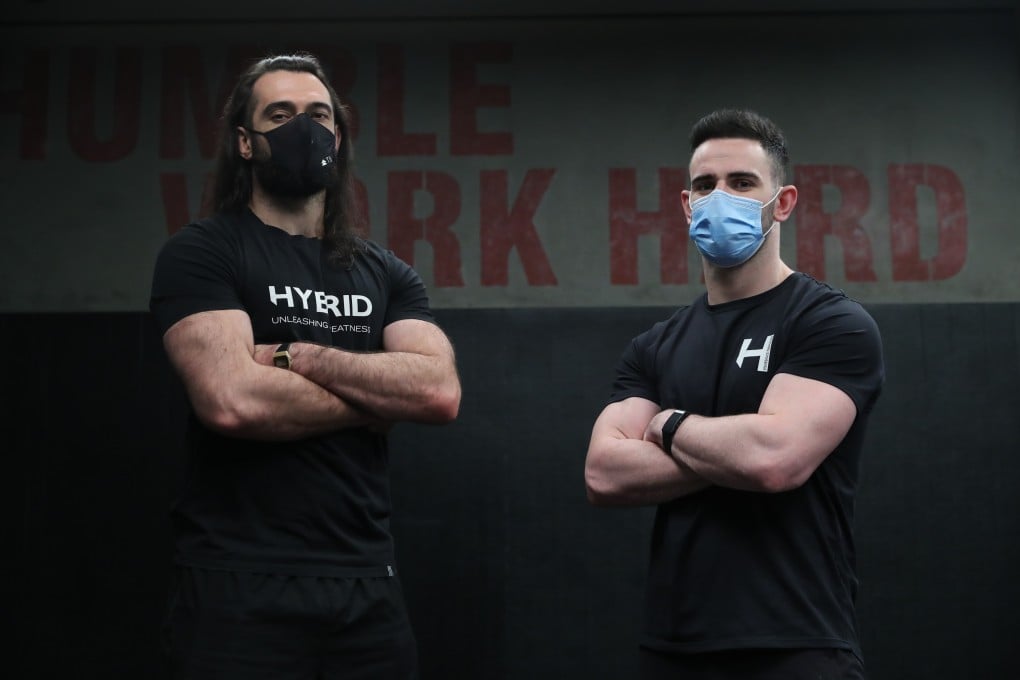 Hybrid Gym’s David Markham and Gabriel Carroll said more people are turning to MMA as a form of fitness. Photo: Edmond So