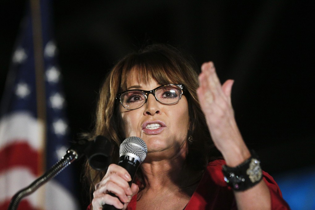 Former Alaska governor Sarah Palin. Photo: AP