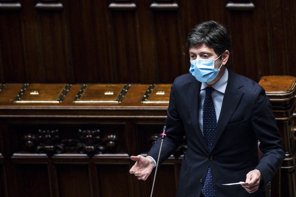 Italian Minister of Health Roberto Speranza. Photo: EPA-EFE