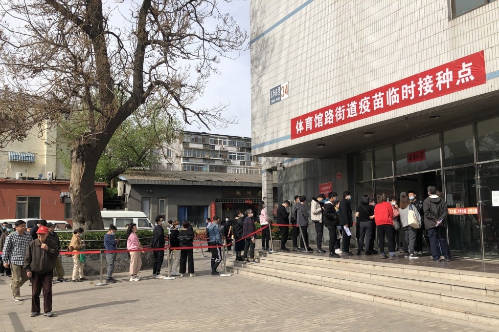 China has set a goal to vaccinate 40 per cent of its 1.4 billion-strong population by the end of June. Photo: Orange Wang