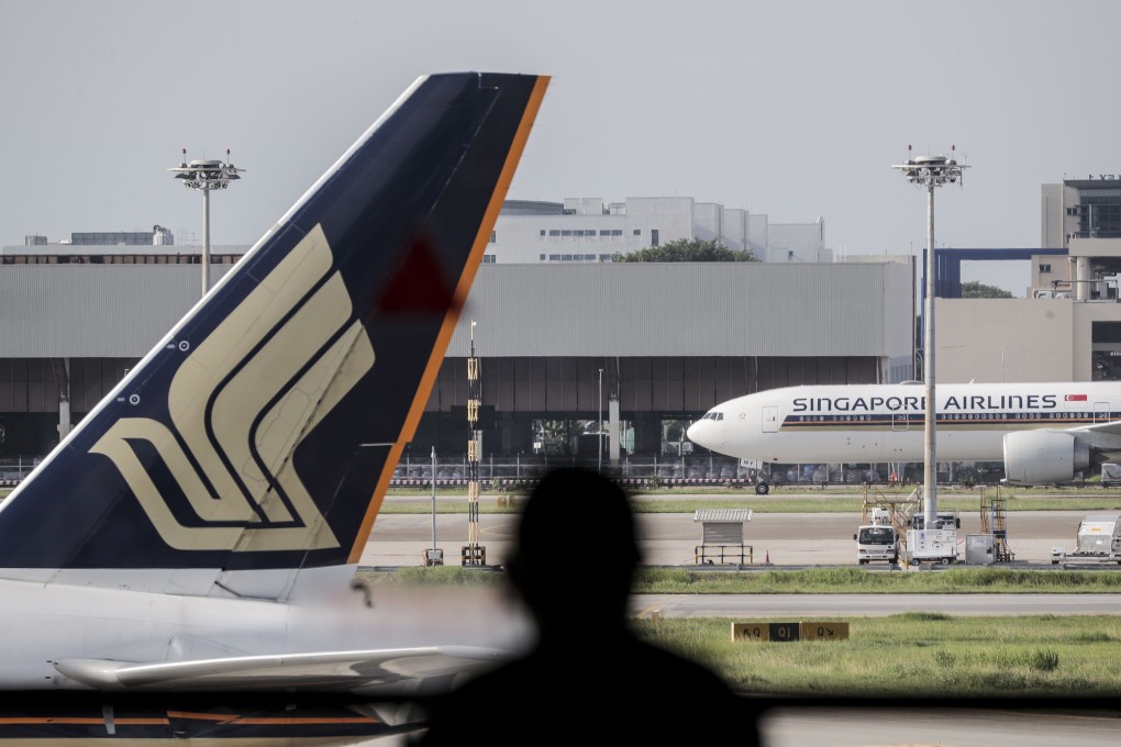 Singapore Airlines has been banned from operating flights from the Lion City to Hong Kong for two weeks. Photo: EPA-EFE