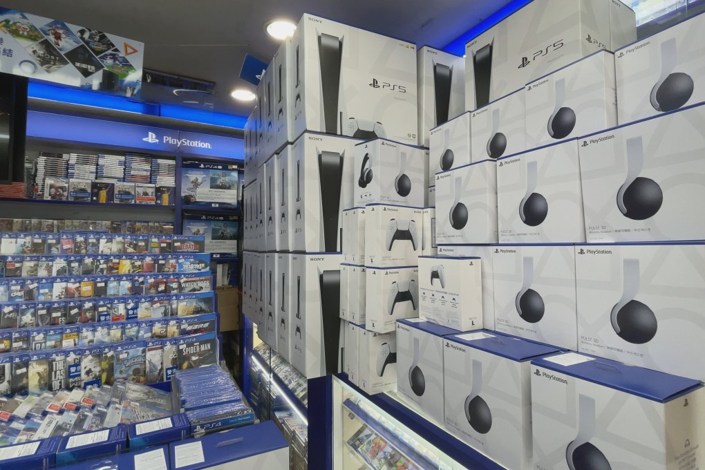 Sony Corp’s PlayStation 5 video game console went on sale in Hong Kong on November 19, 2020, but it has yet to launch in mainland China. Photo: Chris Chang