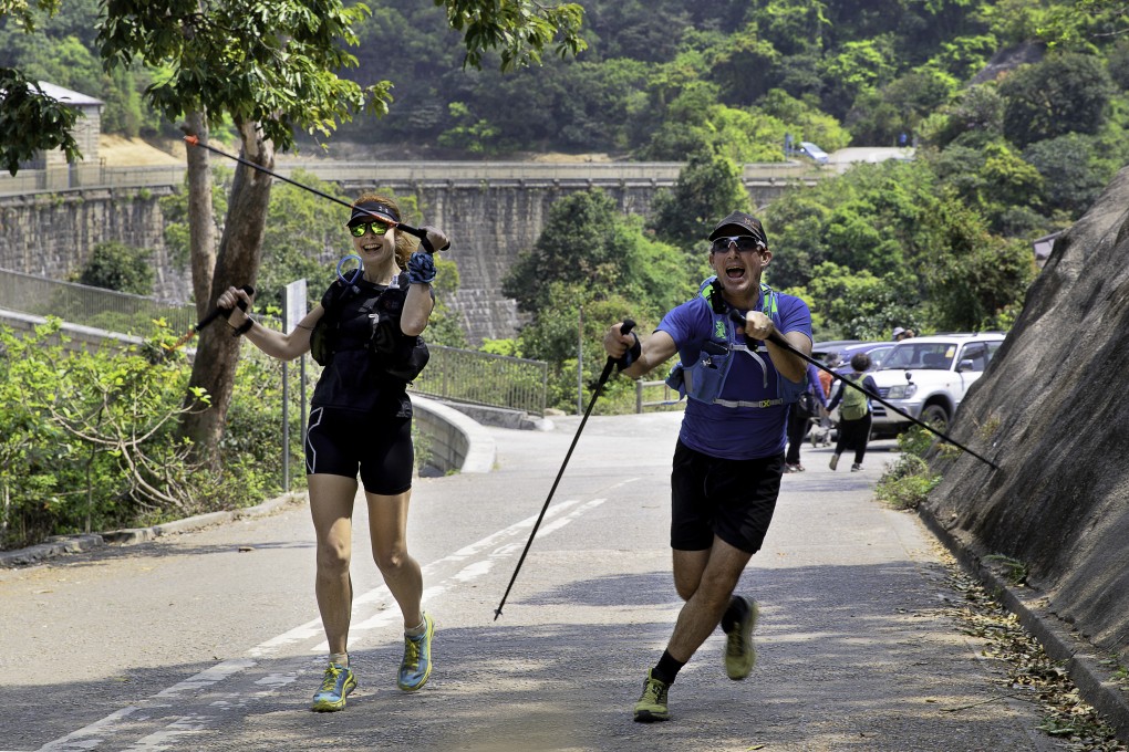 Jo Lodder entered a 300km race with Catherine Cormack after recovering from a broken collarbone. He injured his knee after 100km, and was going to pull out, but after an emergency session with the Vasper system, he  finished the race. Photo: Mihaela Tudor