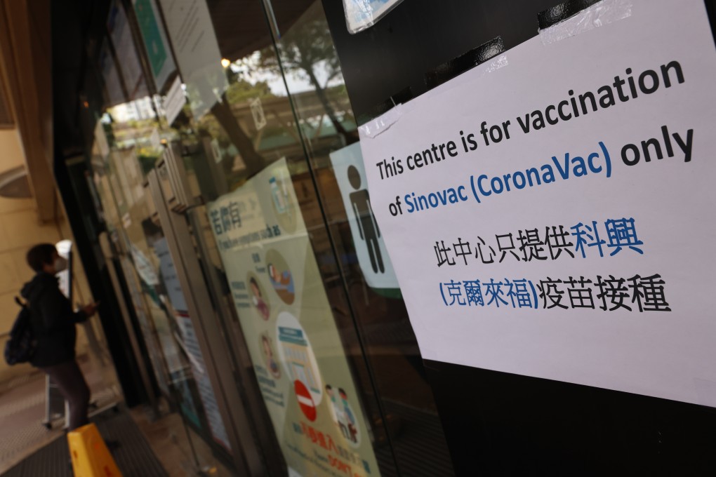 Hong Kong’s vaccination rate has dropped 35 per cent. Photo: K.Y. Cheng