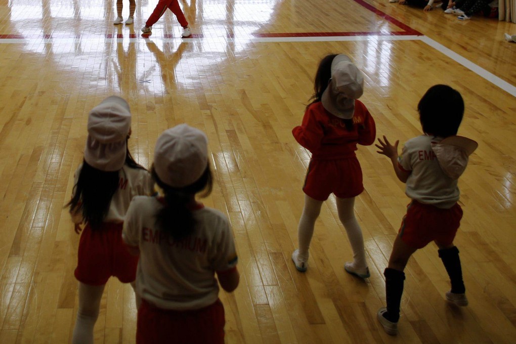 Children play at a kindergarten in Koriyama, Japan’s Fukushima prefecture. File photo: Reuters