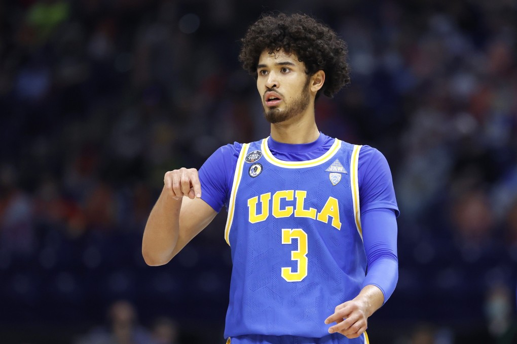 Johnny Juzang of the UCLA Bruins in action against the Gonzaga Bulldogs during the 2021 NCAA Final Four semi-final. Photo: AP
