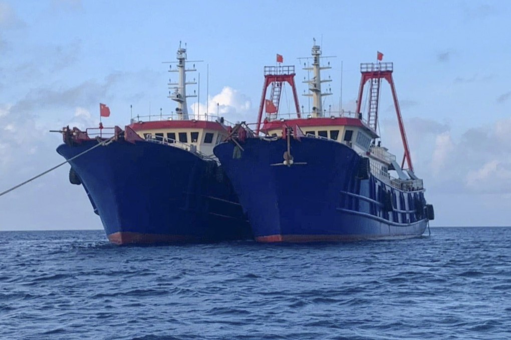 The Philippines has repeated calls for Chinese boats to leave Whitsun Reef, which Manila calls the Julian Felipe Reef, located within its 200-mile exclusive economic zone. Photo: AP