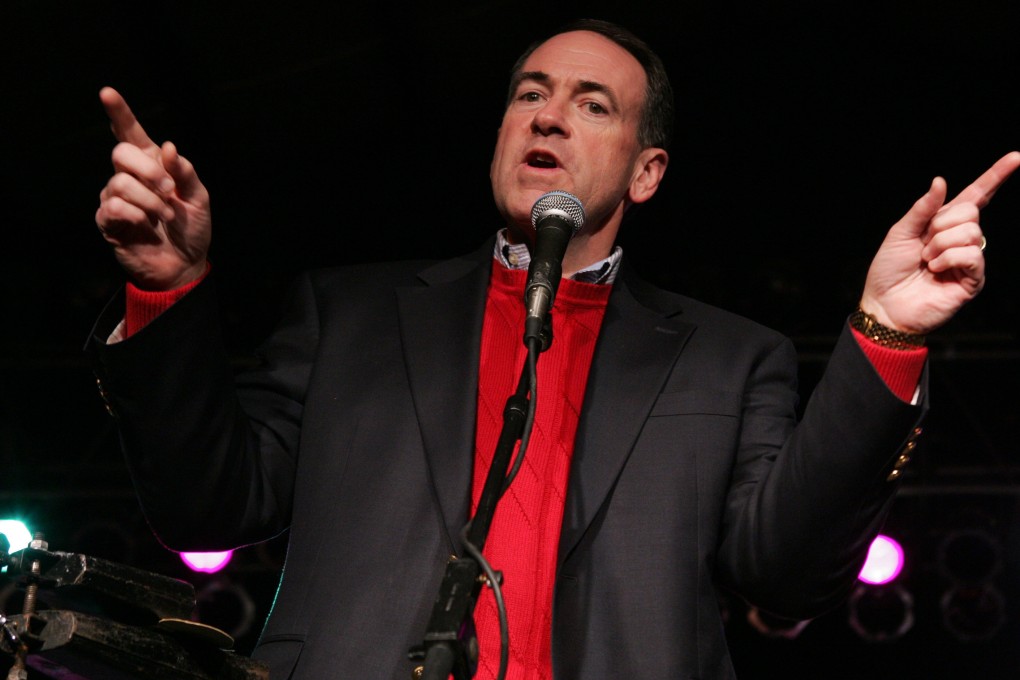 Former Arkansas governor Mike Huckabee. Photo: AFP
