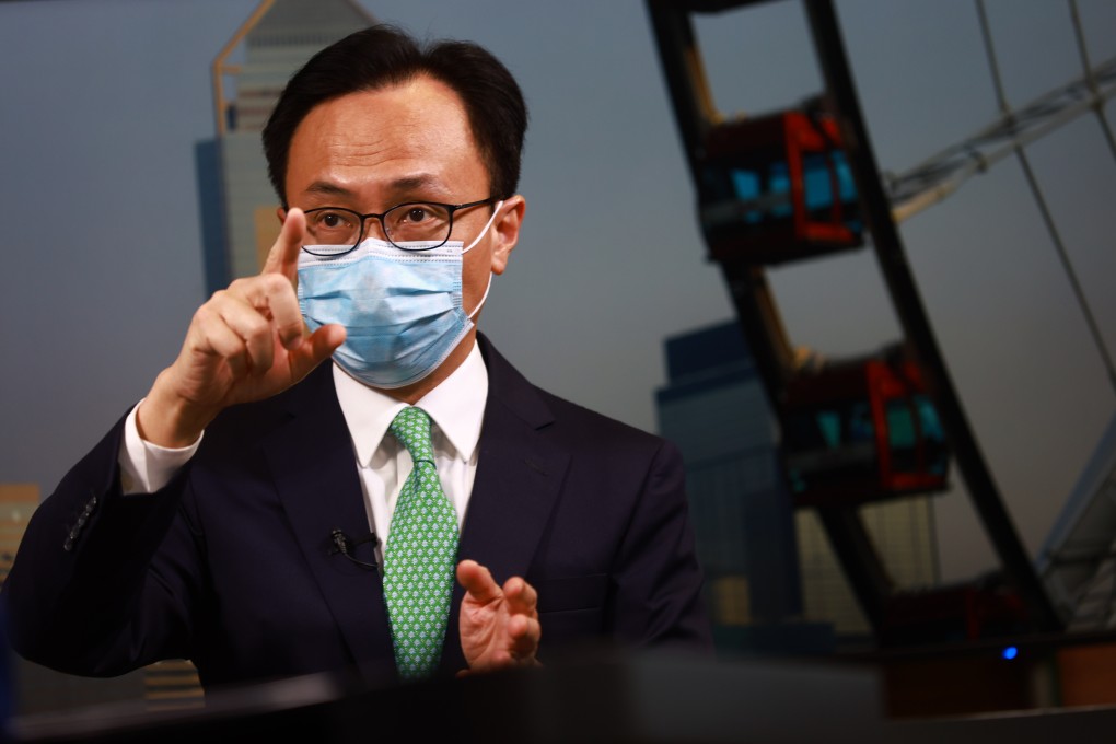 Patrick Nip met with colleagues to discuss Beijing’s overhaul of the city’s electoral system. Photo: May Tse