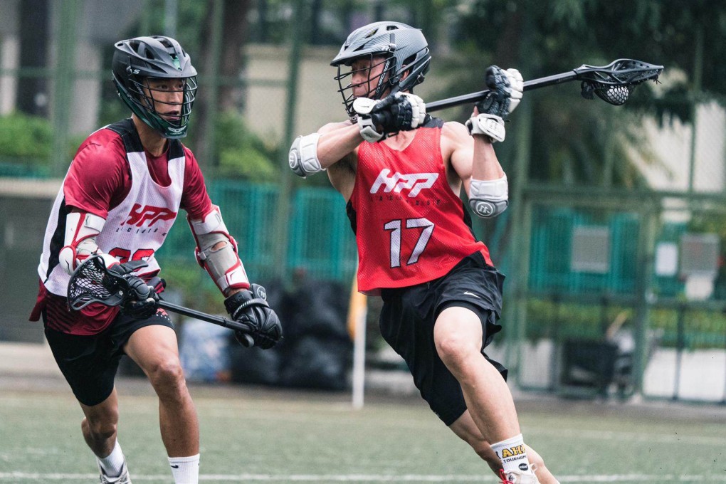 Action from the Hong Kong 6v6 lacrosse tournament over the weekend of April 3-4. 2021. Photo: Fung Man-lok