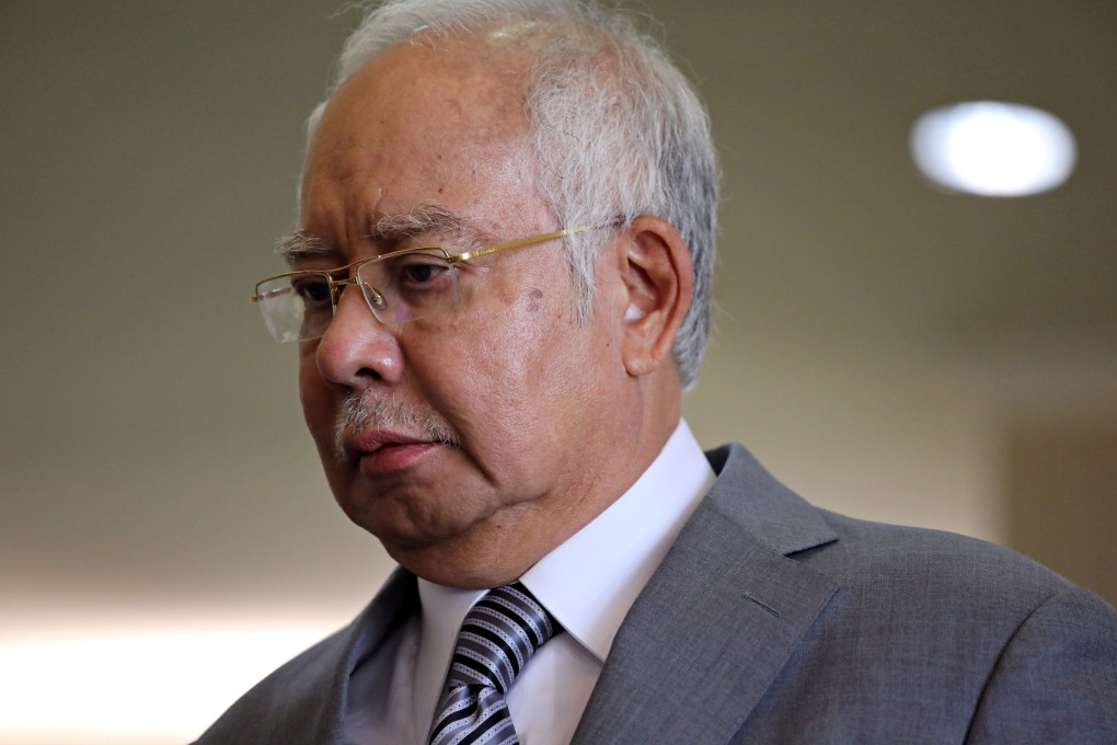 Former Malaysian prime minister Najib Razak believes a bankruptcy notice is designed to end his political career. Photo: Reuters