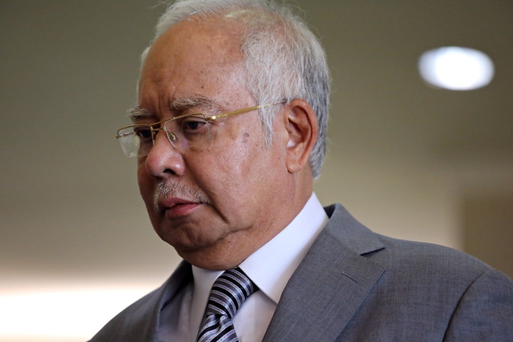 Former Malaysian prime minister Najib Razak believes a bankruptcy notice is designed to end his political career. Photo: Reuters
