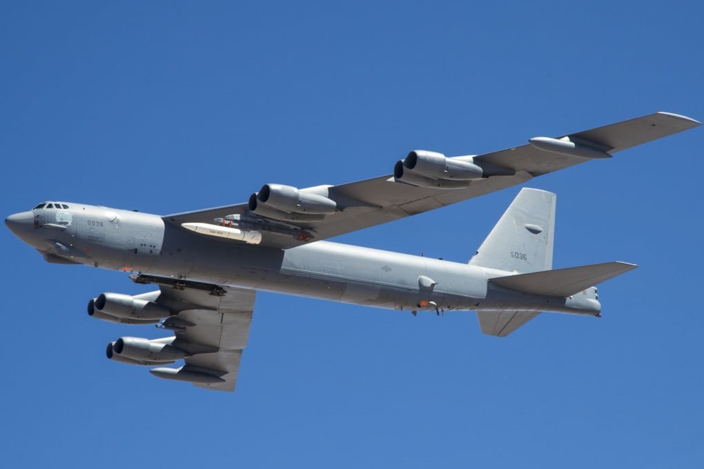 A B-52 bomber carrying a hypersonic weapon prototype. Photo: US Air Force