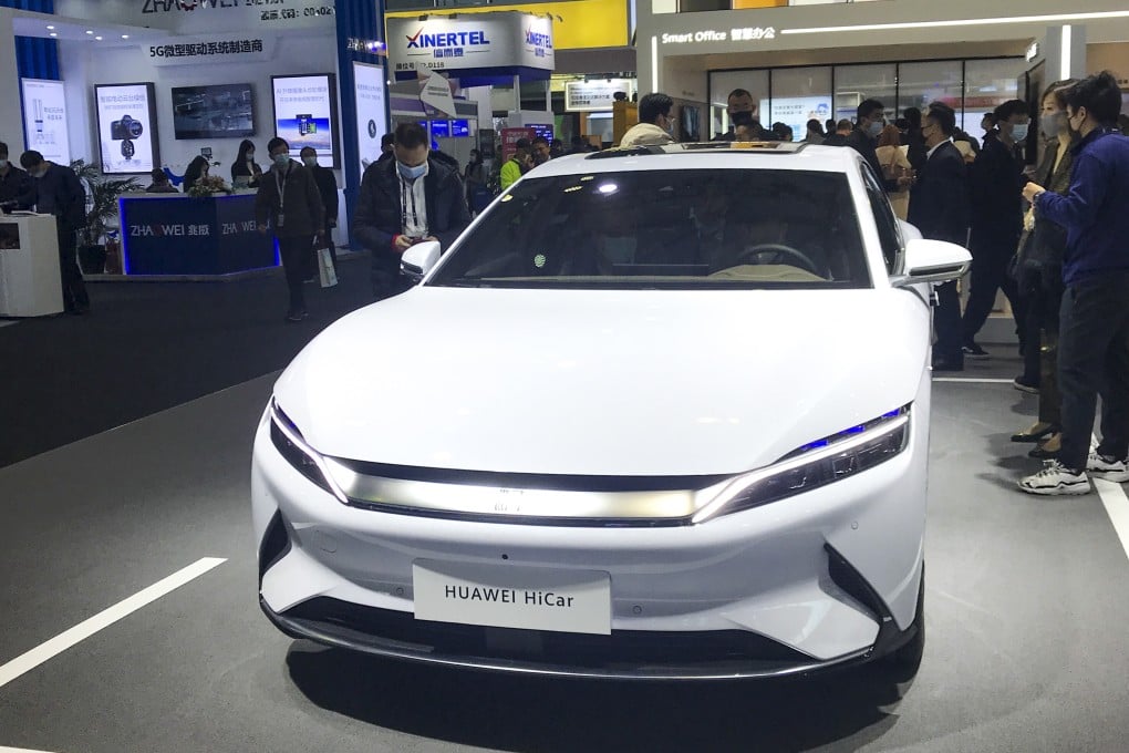 BYD introduced the first car with the Huawei HiCar system in February. Photo: Che Pan