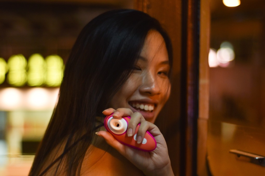 A promotional photo used to sell a sex toy line by German brand Womanizer, in collaboration with Lily Allen. Attitudes towards sex have become less conservative, leading to a boom in the sex toy industry.