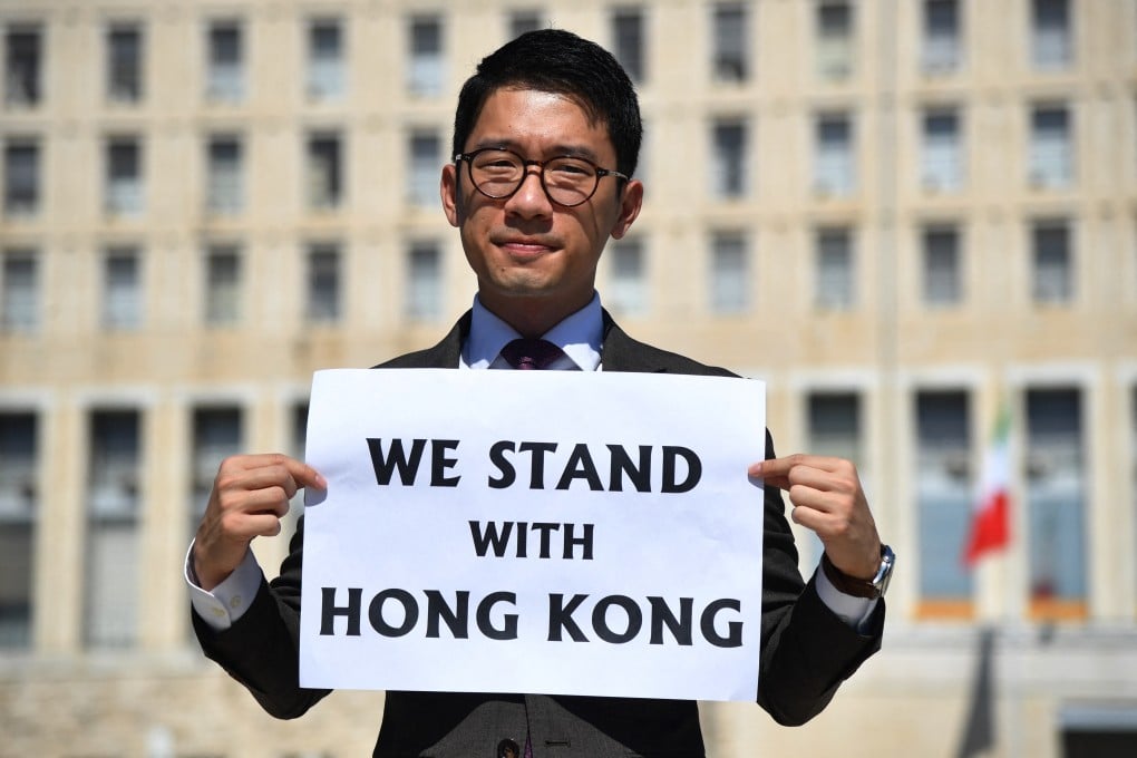 Nathan Law fled Hong Kong for Britain in late June last year, days before Beijing imposed the national security law. Photo: AFP