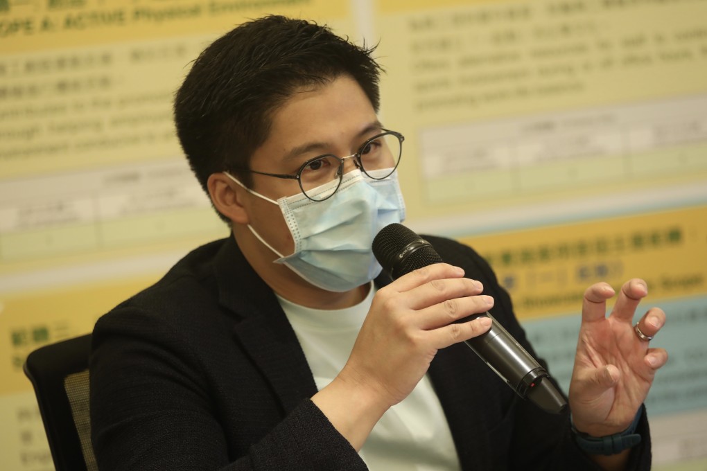 Kenneth Fok, speaking at the InspiringHK Sports Foundation’s launch of its SportsHour Company Scheme & Best Practice Showcase, said he is hopeful Hongkongers will return to previous activity levels. Photo: Jonathan Wong