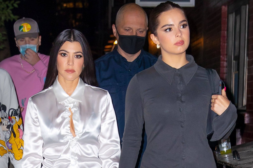 Kourtney Kardashian (left) and Addison Rae in New York City in 2020. The TikTok star appeared in the latest episode of Keeping Up with the Kardashians, in which it’s revealed that she and Kourtney often have sleepovers at Kourtney’s home in Los Angeles. Photo: GC Images
