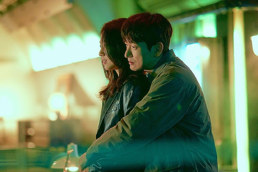 Park Shin-hye (left) and Cho Seung-woo in a still from Sisyphus: The Myth.