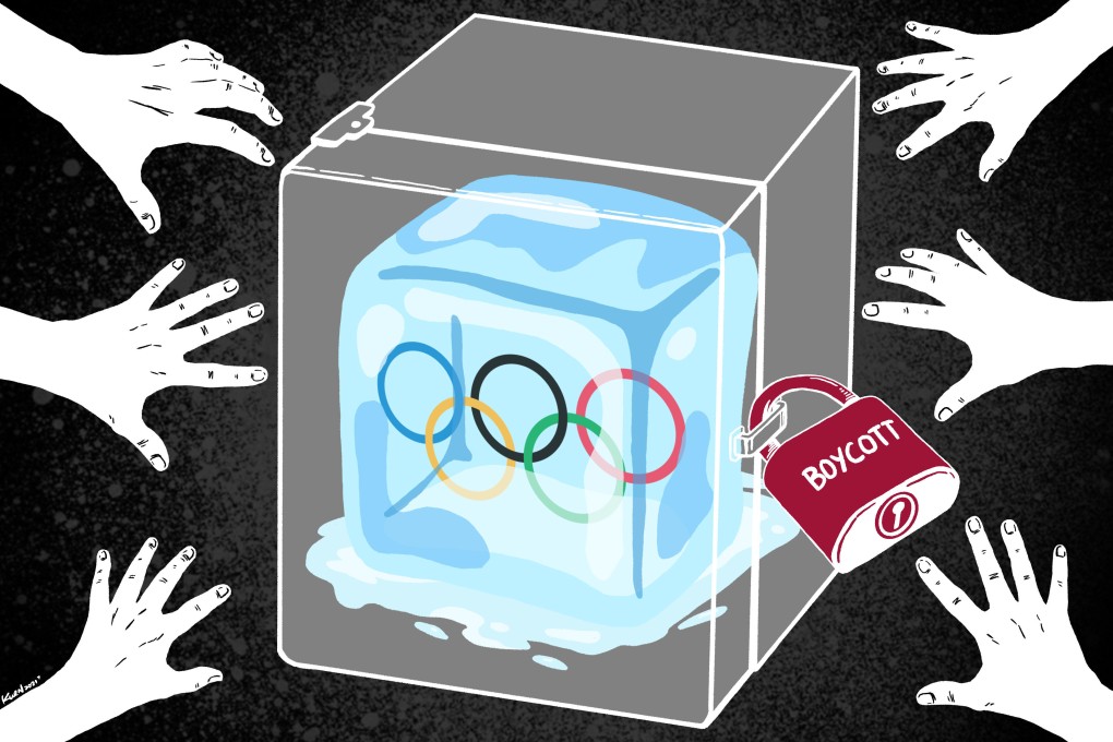 Does the Beijing Winter Olympic face an international boycott, and will athletes’ legacies be affected? Illustration: Lau Ka-kuen