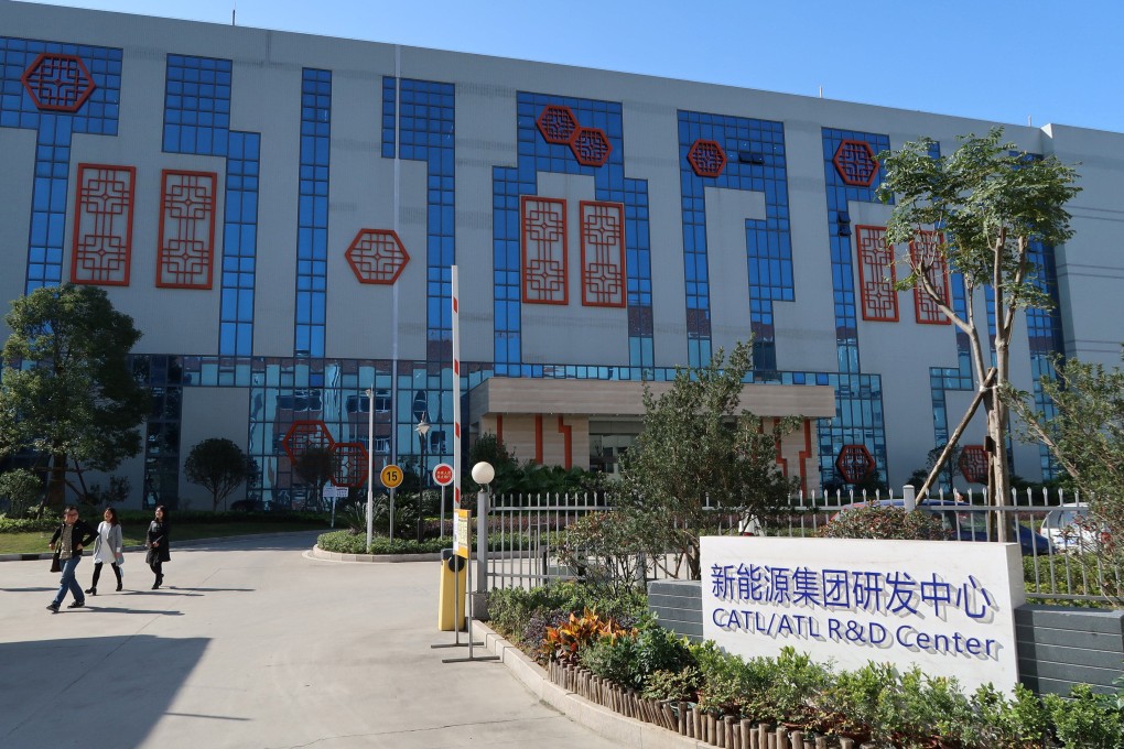 CATL’s R&D centre in Ningde, in China’s Fujian province. The company has already invested in companies mining other battery metals such as lithium and nickel in a bid to secure supply. Photo: Reuters