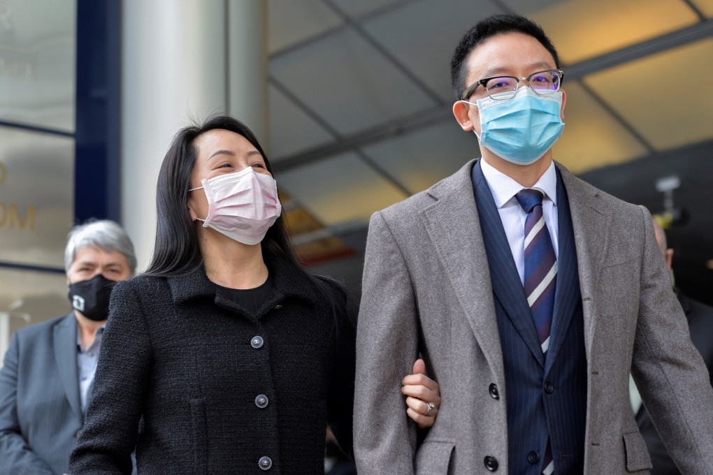 Huawei Technologies Chief Financial Officer Meng Wanzhou returns to court in Vancouver in March. Meng is fighting extradition to the United States to face bank fraud charges. Photo: Reuters