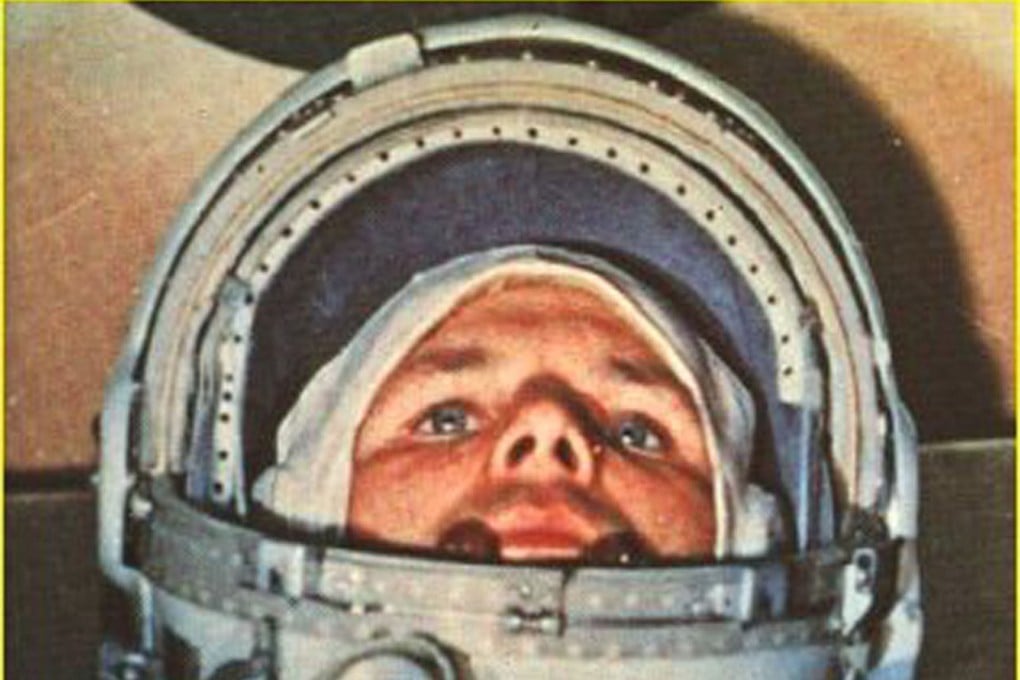 Soviet cosmonaut Yuri Gagarin in the Vostok 1 command capsule on April 12, 1961. File photo: AFP