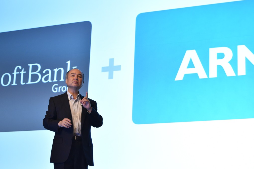 SoftBank Group representative Masayoshi Son speaks at a press conference to announce the company’s financial results in Tokyo, Japan, on July 28, 2016. Photo: AFP