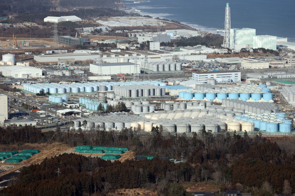 Tanks containing contaminated water at the Fukushima Daiichi nuclear power plant which suffered meltdowns on March 11, 2011. Photo: EPA