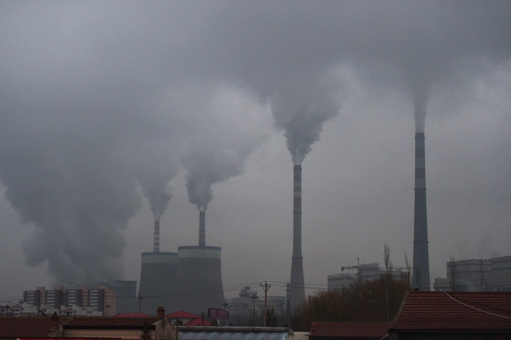 China is responsible for around 28 per cent of global greenhouse gas emissions, while the US accounts for 15 per cent. Photo: AFP