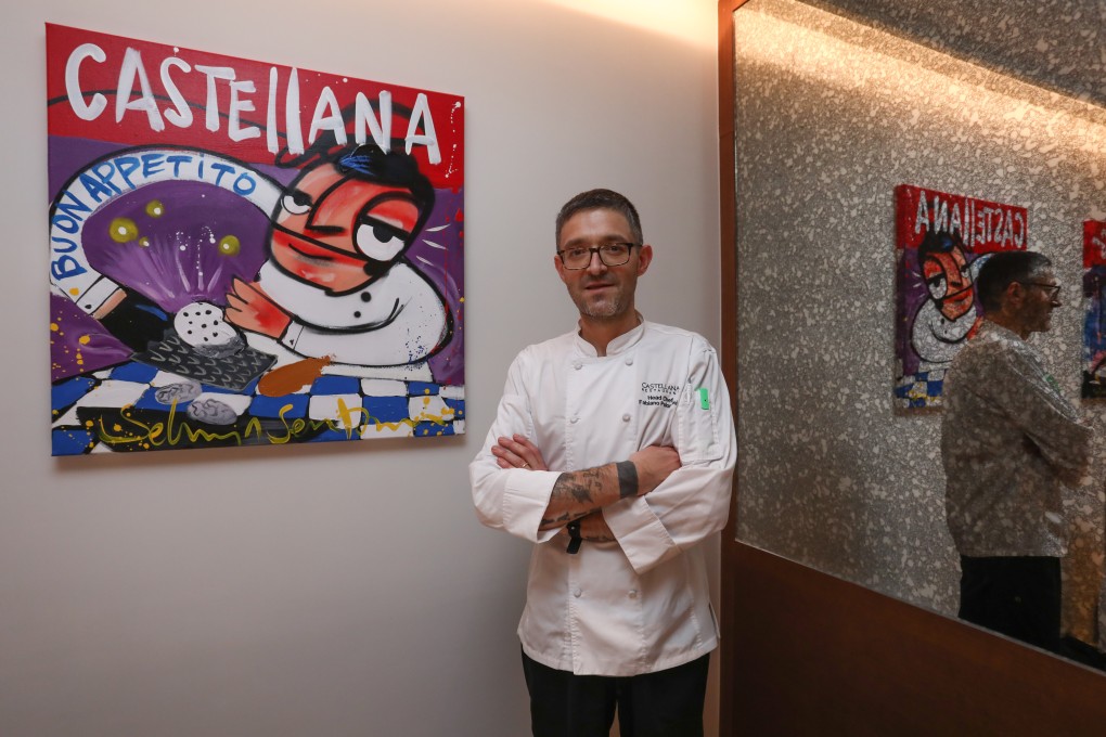 Fabiano Palombini, executive chef of Castellana restaurant, in Causeway Bay. Photo: SCMP / Jonathan Wong