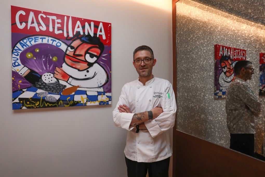 Fabiano Palombini, executive chef of Castellana restaurant, in Causeway Bay. Photo: SCMP / Jonathan Wong