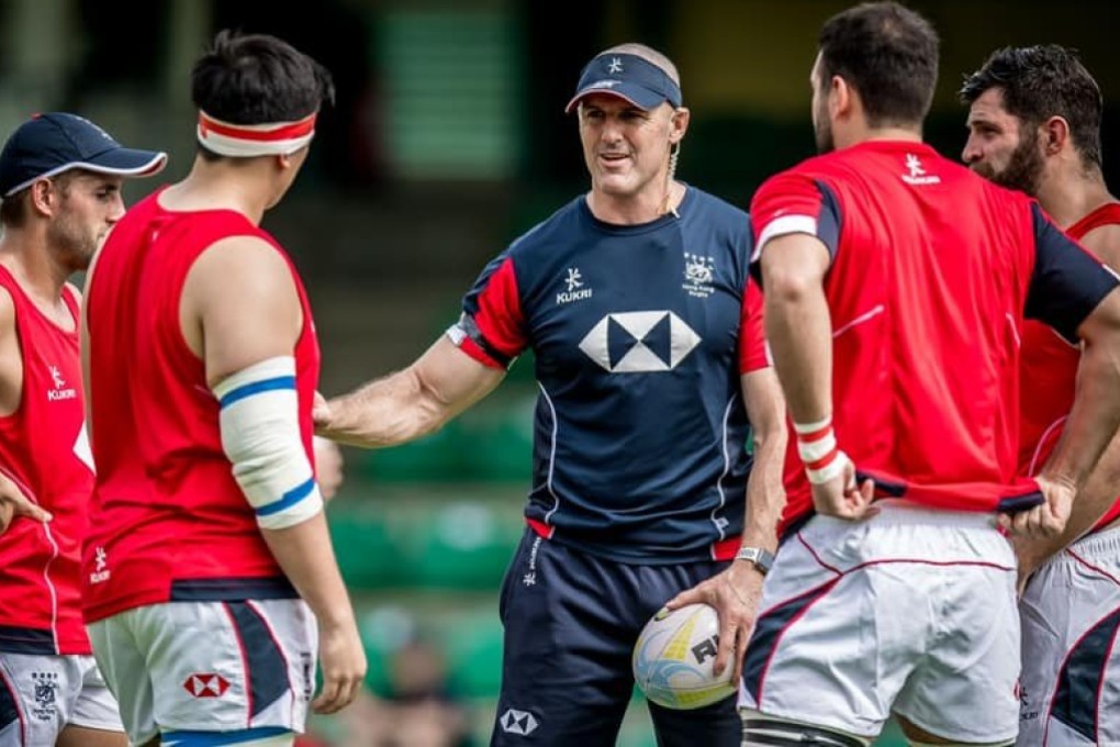 Craig Hammond in a training session ahead of an Asia Rugby Championship game in Hong Kong in 2019. Photo: HKRU