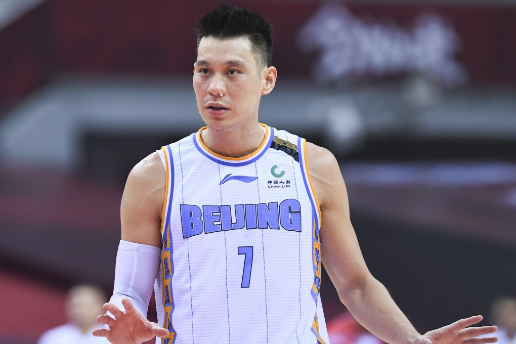 Jeremy Lin in action for the Beijing Ducks in the Chinese Basketball Association in 2020. Photo: Xinhua