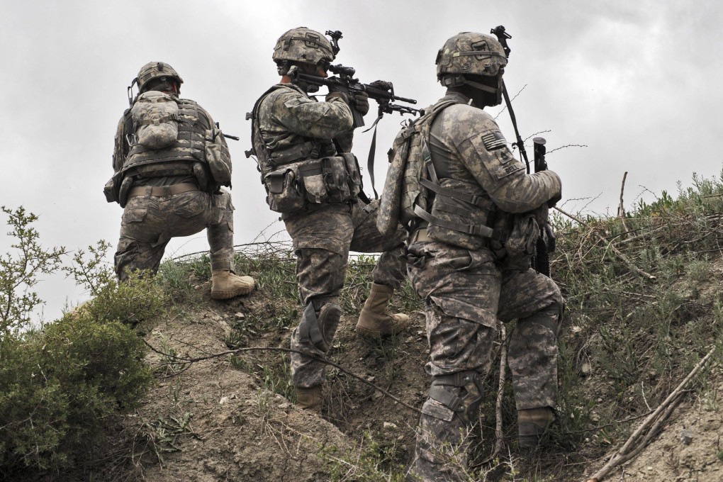 US soldiers on patrol in Ibrahim Khel village in Afghanistan’s Khost province, in 2010. Photo: AFP