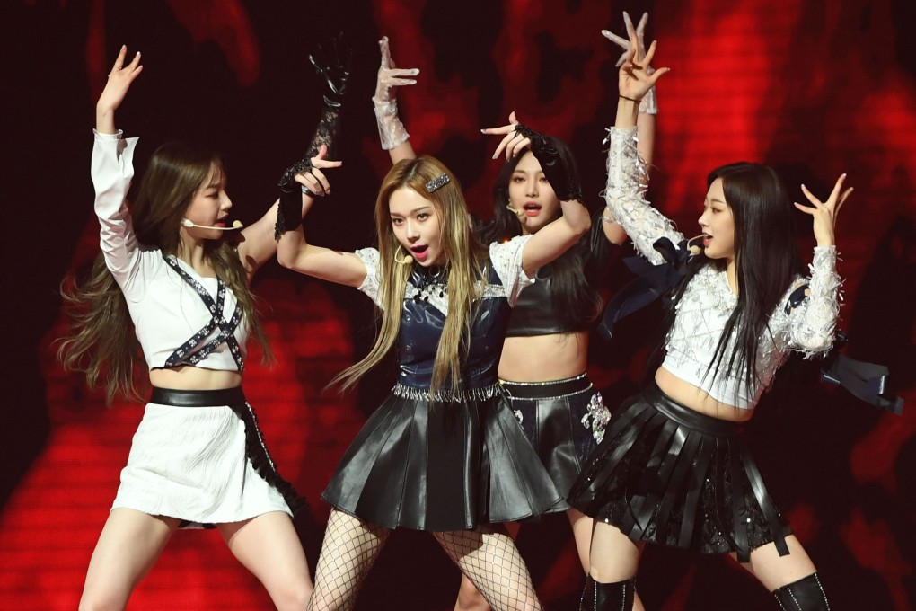 K-pop company SM Entertainment has rejected fans’ concerns a staff member shot inappropriate images of Aespa member Winter (second left) during a recent photo shoot. Photo: Getty Images