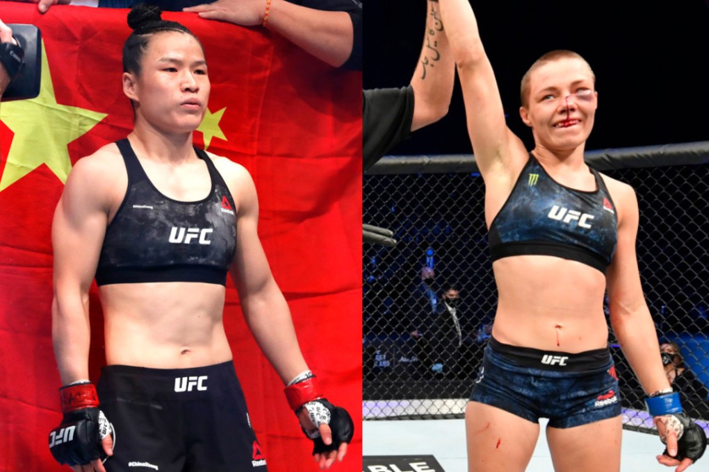 Zhang Weili will face Rose Namajunas at UFC 261. Photo: AP and Jeff Bottari/Zuffa LLC