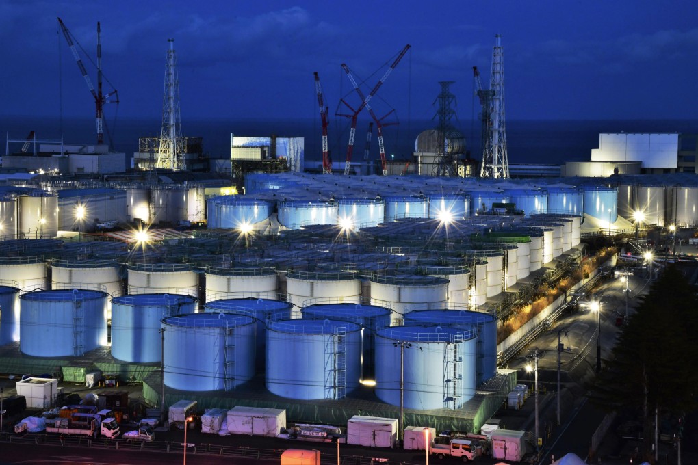 Water tanks containing treated contaminated water at the Fukushima Dai-ichi nuclear plant in northeastern Japan on January 25, 2019. Photo: Kyodo