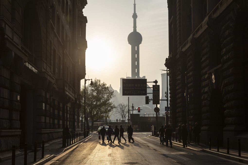 The growth in China’s GDP was just below expectations in a median survey of Bloomberg analysts, which had forecast 18.5 per cent growth between January and March. Photo: Bloomberg