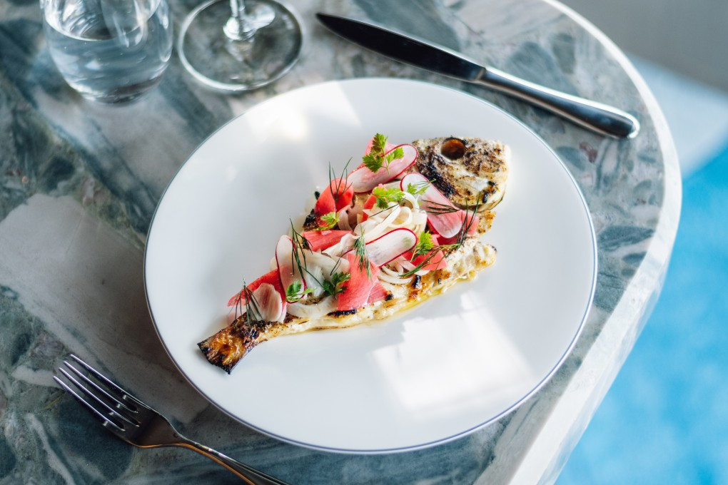 New restaurant Salisterra had its menu developed online with dishes such as this Japanese baby red snapper. Photo: The Upper House