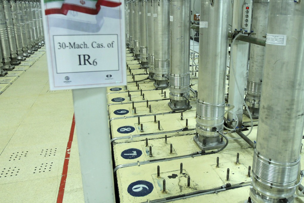 Centrifuge machines in the Natanz uranium enrichment facility in Iran. File photo: AP