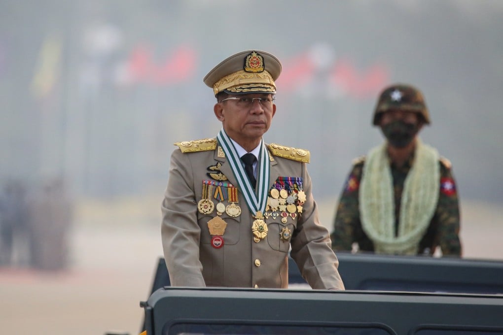 Myanmar military chief Min Aung Hlaing. Photo: EPA-EFE