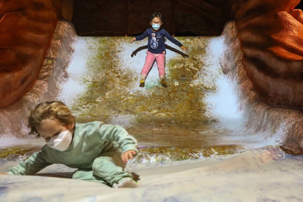 Kids playing at Docodoco in The Lohas shopping mall, Tseung Kwan O. Photo: May Tse