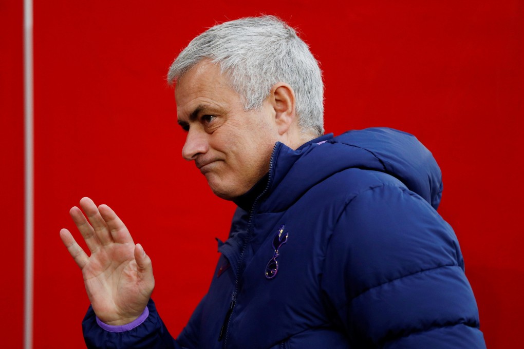 Tottenham Hotspur manager Jose Mourinho before a league cup match against Southampton in January 2021. Photo: Reuters
