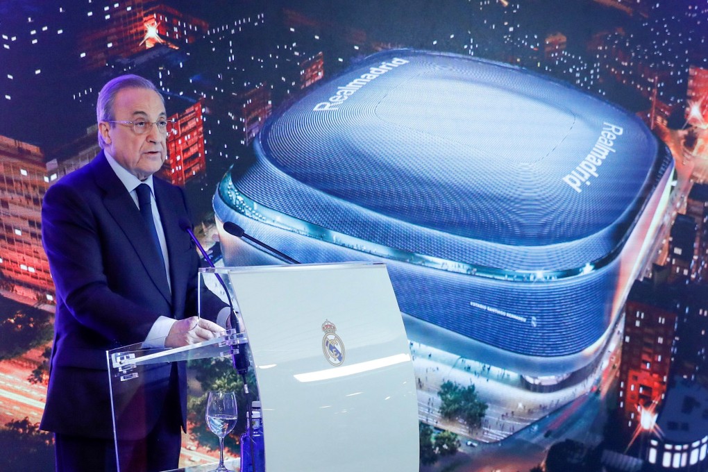 Real Madrid president Florentino Perez would be the chairman of the proposed European Super League. Photo: EPA