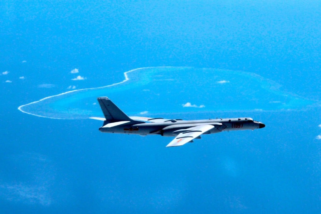 Chinese H-6K bombers were involved in a bombing drill, says CCTV. The exercise is believed to have taken place Qinghai province
at the weekend. Photo: Xinhua/AP