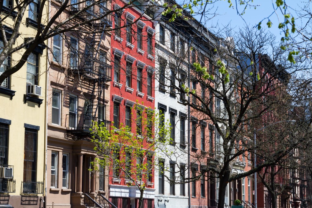 Row of buildings on a block near Tompkins Square Park in New York City. Photo: Handout