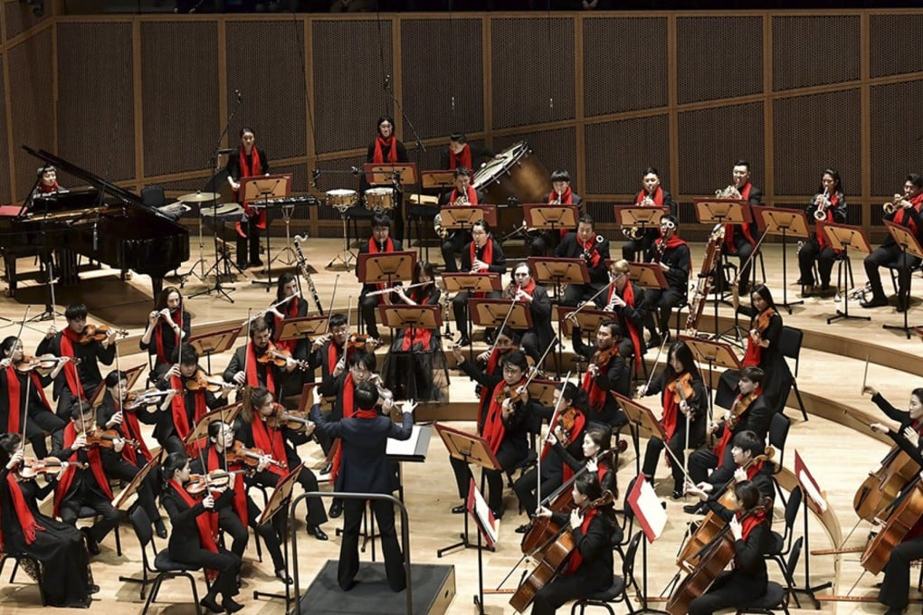 Students performing at the Tianjin Juilliard School in northern China, the first overseas branch of the New York music academy. Photo: Tianjin Juilliard School